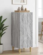 vidaXL Служебен шкаф Сив Сонома 33 x 345 x 90 см Инженерна дървесина