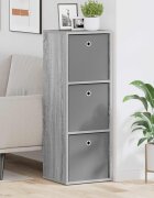 vidaXL Служебен шкаф Сив Сонома 35 x 32 x 995 см