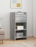 vidaXL Служебен шкаф Сив Сонома 40 x 36 x 80 см Инженерна дървесина