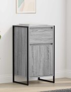 vidaXL Служебен шкаф Сив Сонома 43 x 36 x 755 см Инженерна дървесина