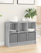 vidaXL Служебен шкаф Сив Сонома 735 x 225 x 535 см