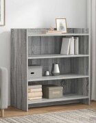vidaXL Служебен шкаф Сив Сонома 75 x 36 x 80 см Инженерна дървесина