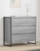 vidaXL Служебен шкаф Сив Сонома 79 x 36 x 75.5 см Инженерна дървесина