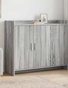 vidaXL Служебен шкаф Сив Сонома 985 x 33 x 80 см Инженерна дървесина