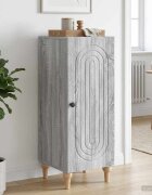 vidaXL Служебен шкаф Сива сонома 33 x 345 x 90 см Инженерна дървесина