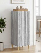 vidaXL Служебен шкаф Сива сонома 33 x 345 x 90 см Инженерна дървесина