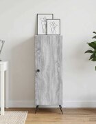 vidaXL Служебен шкаф Сива сонома 33 x 345 x 90 см Инженерна дървесина