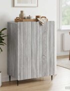 vidaXL Служебен шкаф Сива сонома 66 x 345 x 92 см Инженерна дървесина