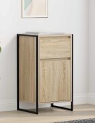 vidaXL Служебен шкаф Сонома 43 x 36 x 755 см Инженерна дървесина
