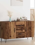 vidaXL Служебен шкаф Старо дърво 100 x 36 x 60 см Инженерна дървесина