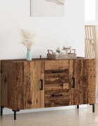 vidaXL Служебен шкаф Старо дърво 100 x 36 x 60 см Инженерна дървесина