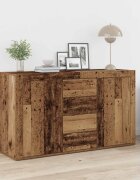 vidaXL Служебен шкаф Старо дърво 120 x 36 x 69 см Инженерна дървесина