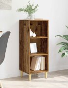vidaXL Служебен шкаф Старо дърво 345 x 325 x 90 см