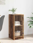 vidaXL Служебен шкаф Старо дърво 35 x 37 x 76 см Инженерна дървесина