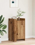 vidaXL Служебен шкаф Старо дърво 45 x 35 x 75 см