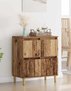 vidaXL Служебен шкаф Старо дърво 60 x 35 x 70 cm Инженерна дървесина