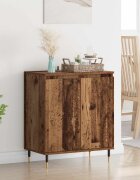 vidaXL Служебен шкаф Старо дърво 60 x 35 x 70 cm Инженерна дървесина