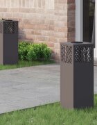vidaXL Соларна LED светлина за пътека 2 бр. Топло бяло 18 x 18 x 50 см