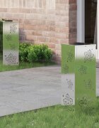 vidaXL Соларна LED светлина за пътека 2 бр. Топло бяло 18 x 18 x 50 см