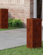vidaXL Соларна LED светлина за пътека 2 бр. Топло бяло 18 x 18 x 50 см
