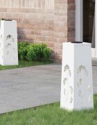 vidaXL Соларна LED светлина за пътека 2 бр. Топло бяло 18 x 18 x 50 см