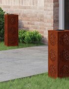 vidaXL Соларна LED светлина за пътека 2 бр. Топло бяло 18 x 18 x 50 см