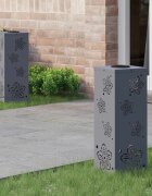 vidaXL Соларна LED светлина за пътека 2 бр. Топло бяло 18 x 18 x 50 см
