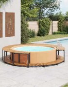 vidaXL Спа съраунд 273x53 см акациево дърво масив
