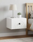 vidaXL Спален шкаф с монтаж на стена 2 бр. Бяло 33 x 345 x 20 см