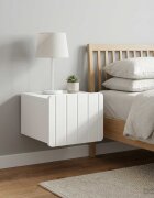 vidaXL Спален шкаф с монтаж на стена 2 бр. Бяло 33 x 345 x 24 см