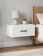 vidaXL Спален шкаф с монтаж на стена 2 бр. Бяло 49 x 345 x 20 см