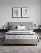 vidaXL Спален шкаф с монтаж на стена 2 бр. Черно 49 x 345 x 20 см