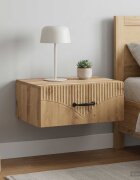 vidaXL Спален шкаф с монтаж на стена 2 бр. Дъб артизан