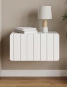 vidaXL Спален шкаф с монтаж на стена Бял гланц 49 x 345 x 24 см