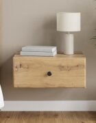 vidaXL Спален шкаф с монтаж на стена Дъб артизан 49 x 345 x 20 см