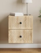 vidaXL Спален шкаф с монтаж на стена Дъб сонома 33 x 345 x 40 см