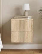 vidaXL Спален шкаф с монтаж на стена Дъб сонома 33 x 345 x 40 см