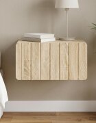 vidaXL Спален шкаф с монтаж на стена Дъб сонома 49 x 345 x 24 см