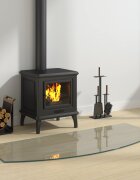 vidaXL Стъклена плоча за камина Прозрачен 120 x 50 cm Стъкло