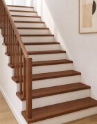 vidaXL Стъпало 20 бр. 100 x 25 x 2 cm Тъмен кафяв Масивен дъб