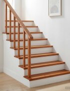 vidaXL Стъпало 20 бр. 110 x 25 x 2 cm Кафяво Масивен дъб