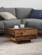 vidaXL Старо дърво 55 x 55 x 31 см Инженерна дървесина