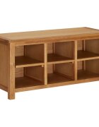 vidaXL Стелаж за обувки 90x37x45 см дъбово дърво масив