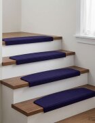 vidaXL Стелки за стълби 15 бр. 65 x 21 x 4 cm Синьо Полиестер