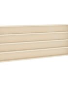 vidaXL Стена дисплей кутия Монтиране на стена Бежово 100 x 85 x 36 см