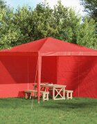 vidaXL Стена на палатка за парти 2 бр. 300 x 195 см Червено