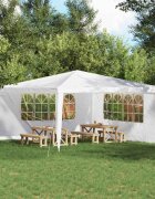 vidaXL Стена на палатка за парти 2 бр. 400 x 195 см Бяло