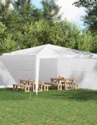 vidaXL Стена на палатка за парти 2 бр. 400 x 195 см Бяло