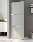 vidaXL Стена за душ с изцяло матирано ESG стъкло 90x195 см