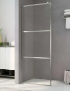 vidaXL Стена за душ с прозрачно ESG стъкло 80x195 см